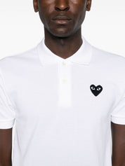 Comme des Garçons White Polo: Effortless Elegance