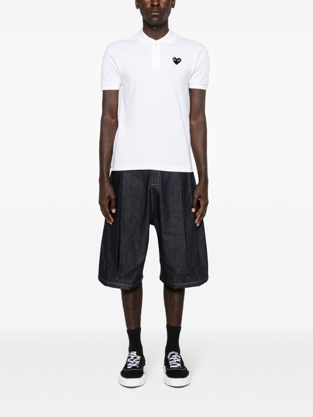 Comme des Garçons White Polo: Effortless Elegance