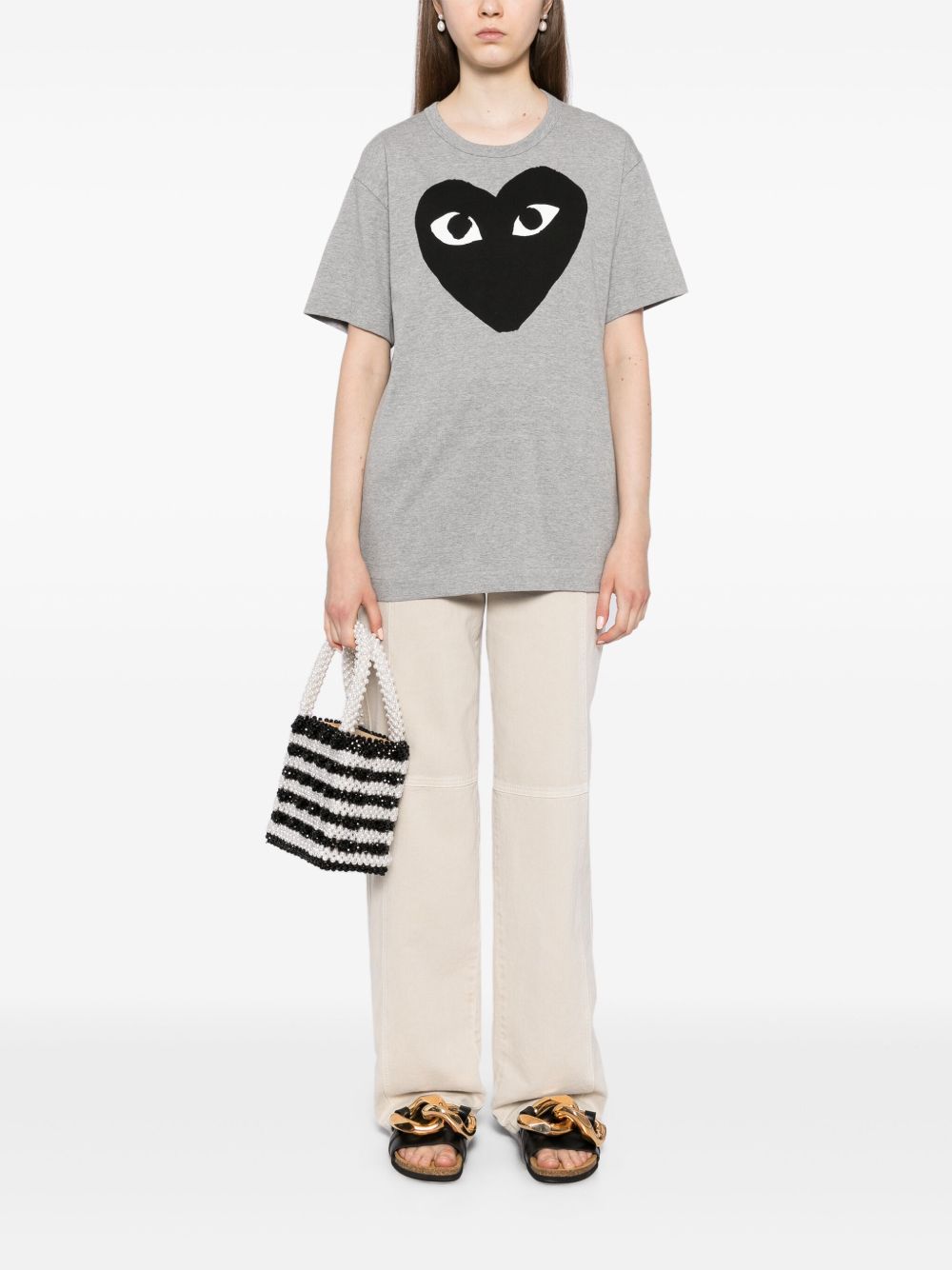 Comme des Garçons Grey T-Shirt: Effortless Elegance