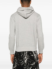 Comme des Garçons Grey Sweater — Silk & Nylon Cotton Hoodie