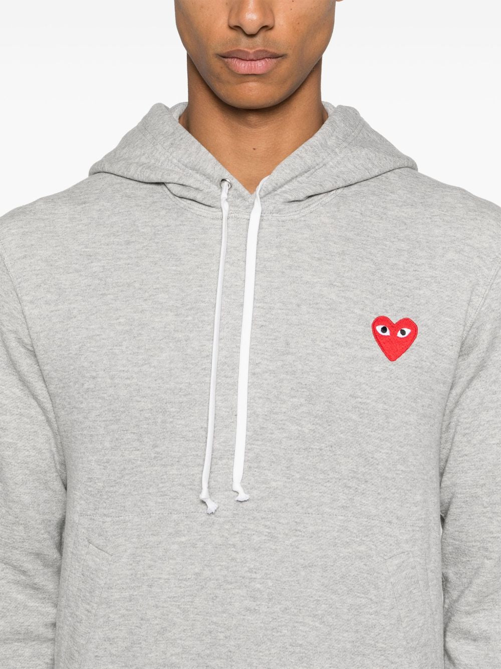 Comme des Garçons Grey Sweater — Silk & Nylon Cotton Zip