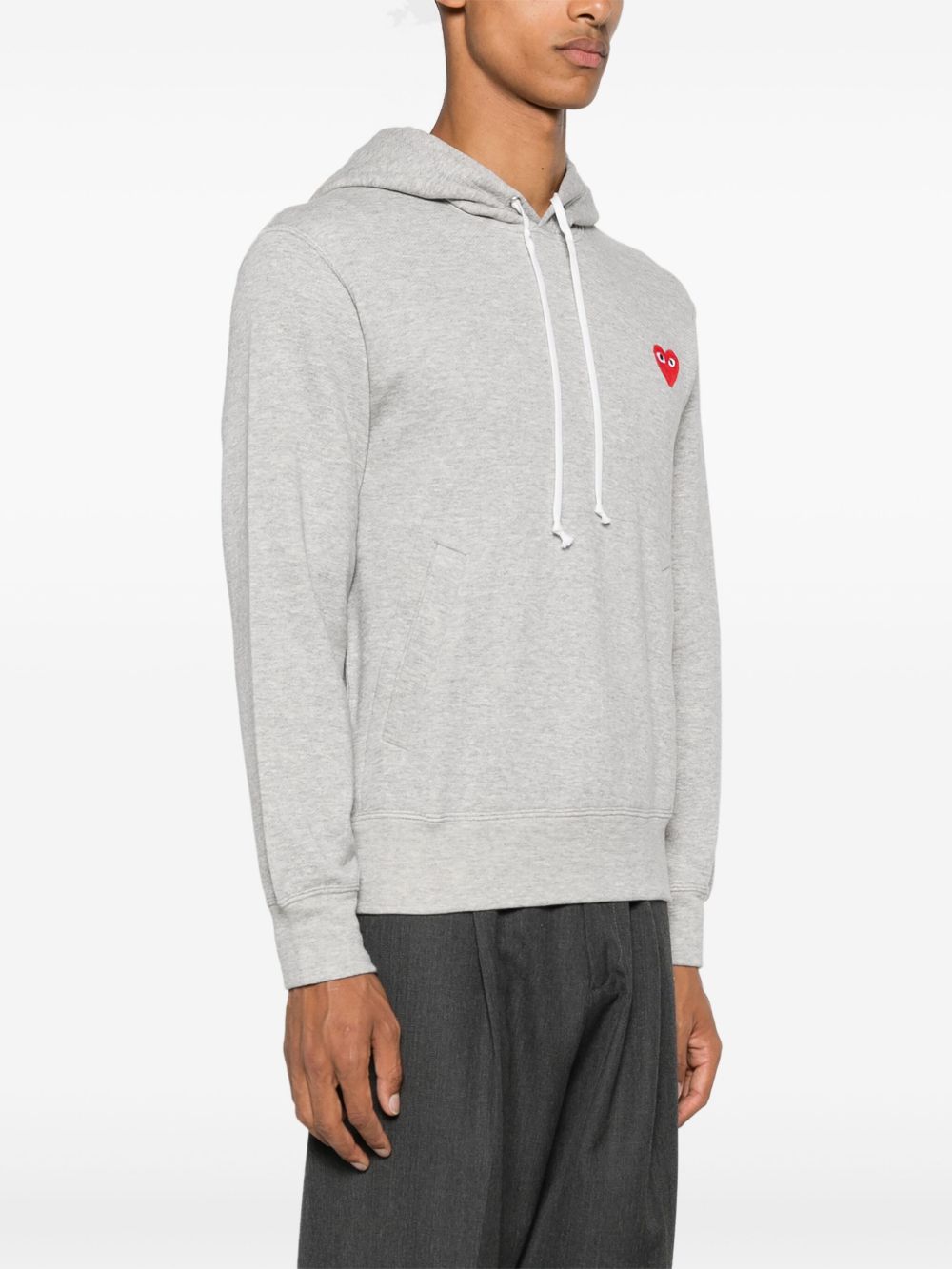 Comme des Garçons Grey Sweater — Silk & Nylon Cotton Zip