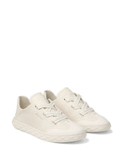 Jimmy Choo Sneakers White — Silk & Nylon Diamond Light