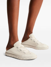Jimmy Choo Sneakers White — Silk & Nylon Diamond Light