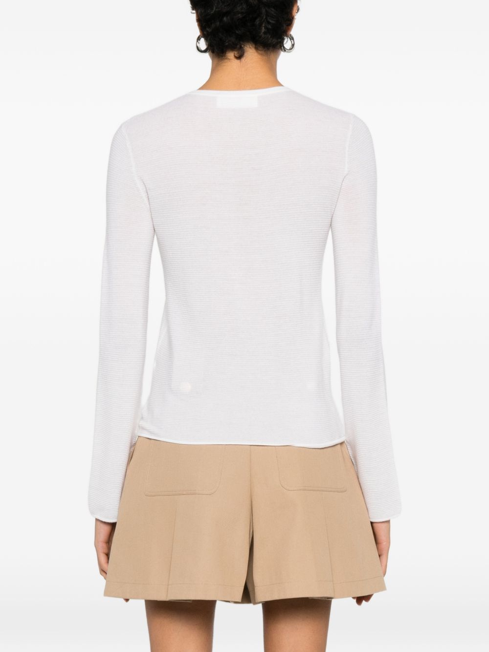 LISA YANG Ivory Cashmere Sweater