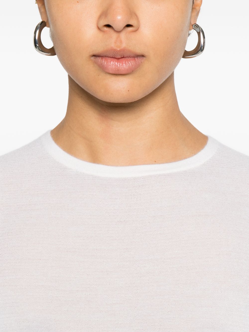 LISA YANG Ivory Cashmere Sweater