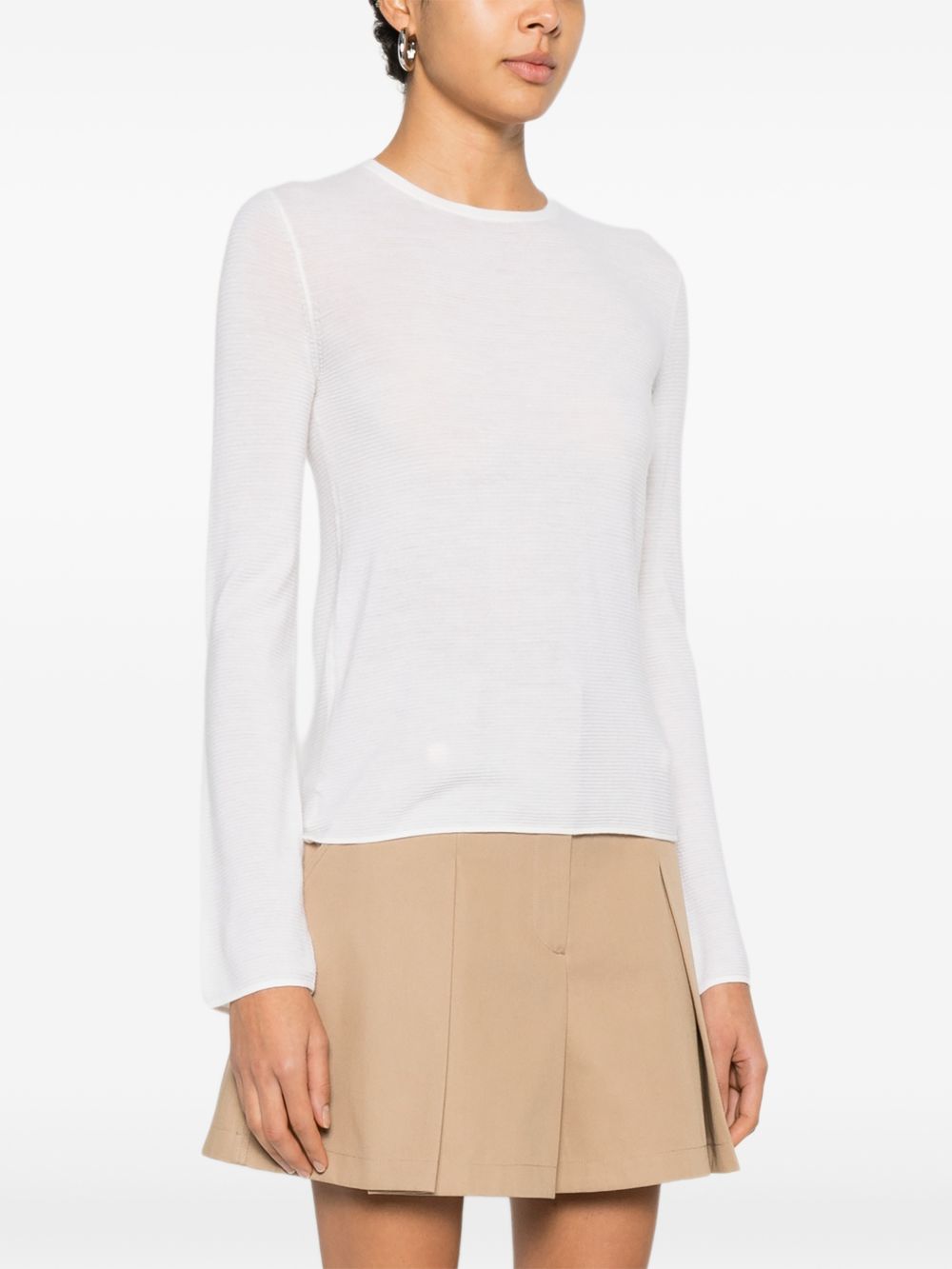 LISA YANG Ivory Cashmere Sweater