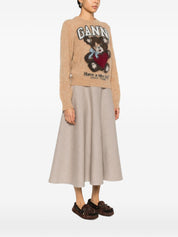 GANNI Sweaters Camel