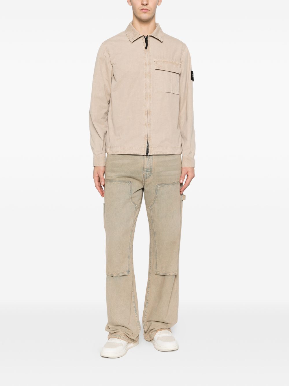 Stone Island Shirts Beige