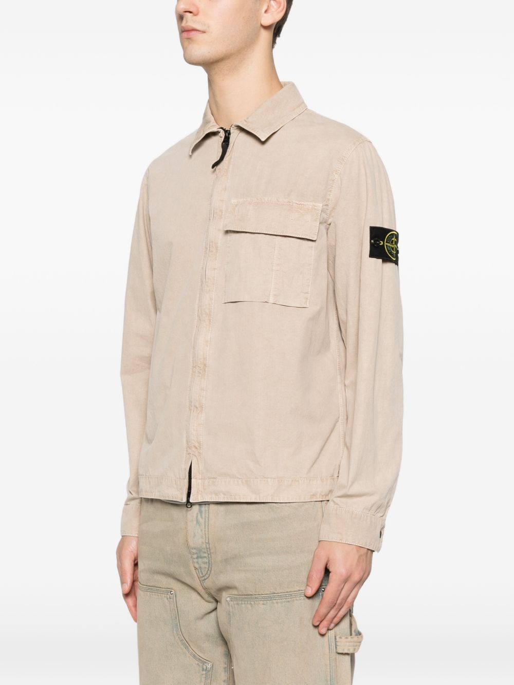 Stone Island Shirts Beige