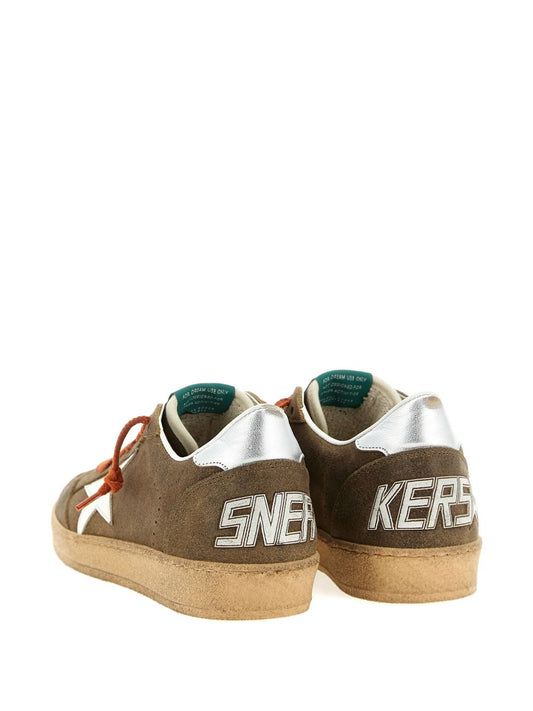 Golden Goose Brown Leather Ball Star Sneakers — Men’s