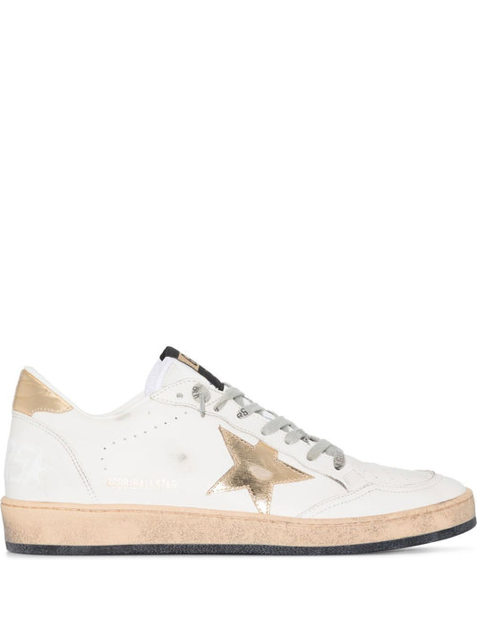 Golden Goose Ball Star Sneakers — Golden Leather Edition