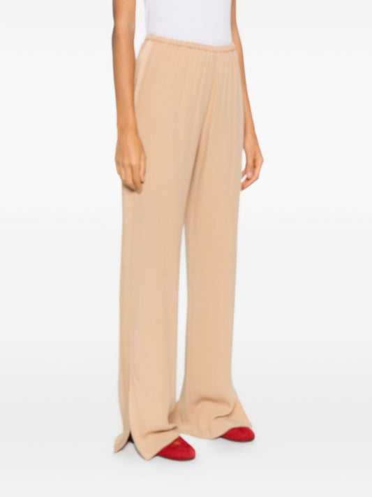 Forte Forte Beige Trousers — Fluid Comfort & Tailored Grace