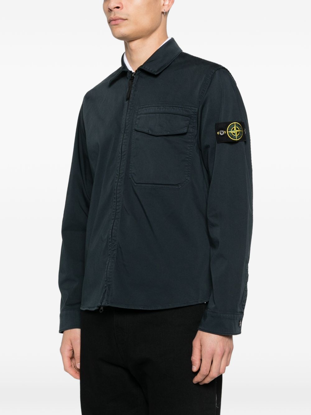 Stone Island Shirts Blue