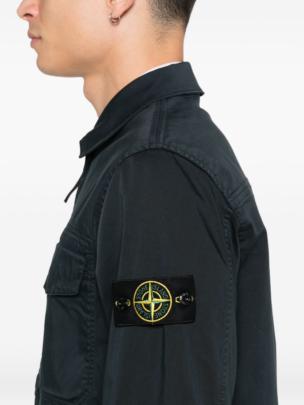 Stone Island Shirts Blue