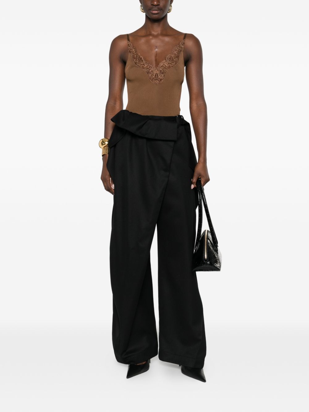 Saint Laurent  Top Brown