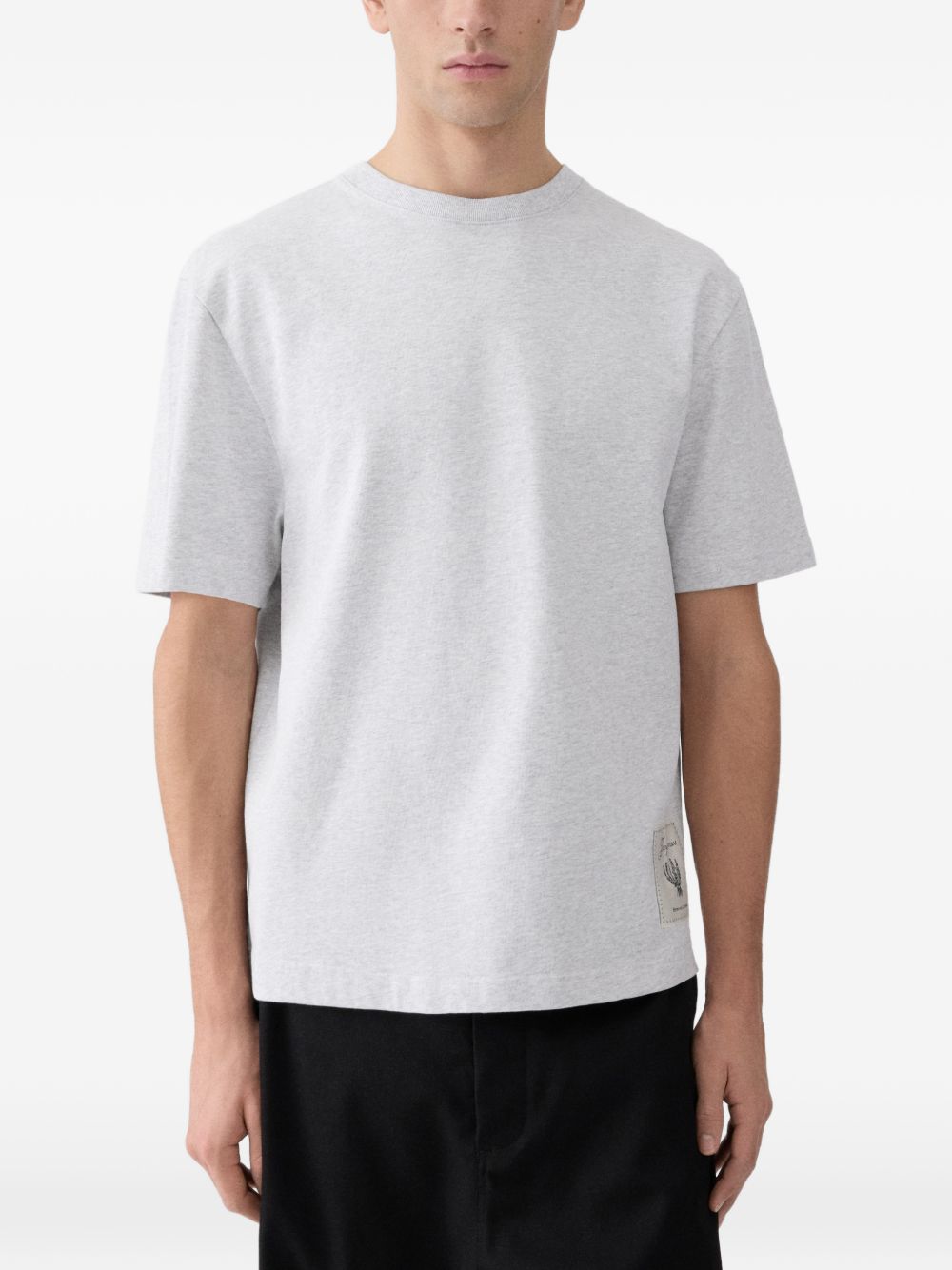 JACQUEMUS Grey Cotton T‑Shirt — Refined Topwear