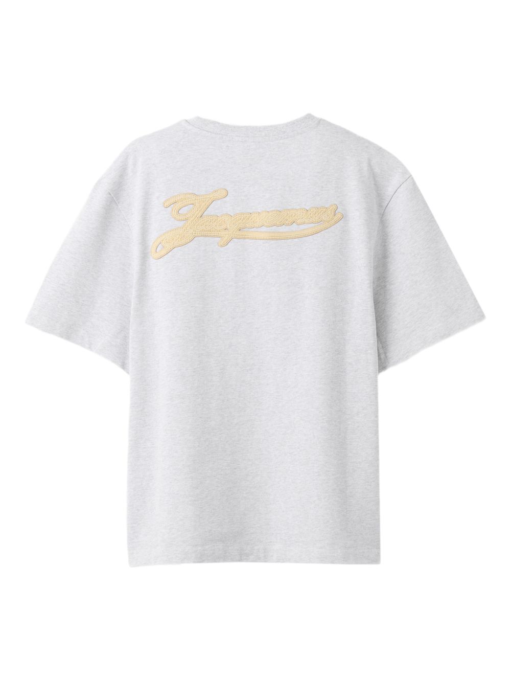 JACQUEMUS Grey Cotton T‑Shirt — Refined Topwear