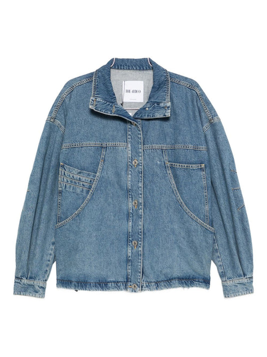 Clear Blue Denim Jacket — The Attico Coats