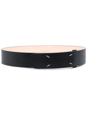 Maison Margiela Belts Black — Men's Leather Belts