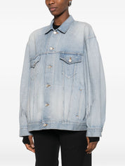 Balenciaga Jackets Clear Blue