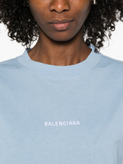 Balenciaga T-shirts and Polos Clear Blue