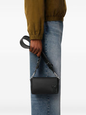 Ami Paris Marcel Crossbody Bag — Black Clutch