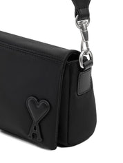 Ami Paris Marcel Crossbody Bag — Black Clutch