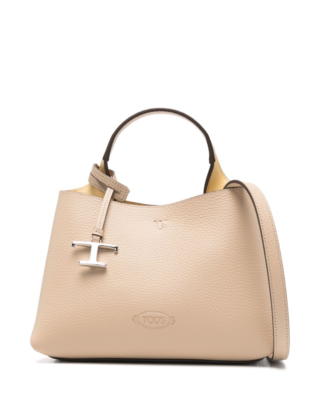 Tod'S Shopper Bag — Light Beige Leather Tote (New In)