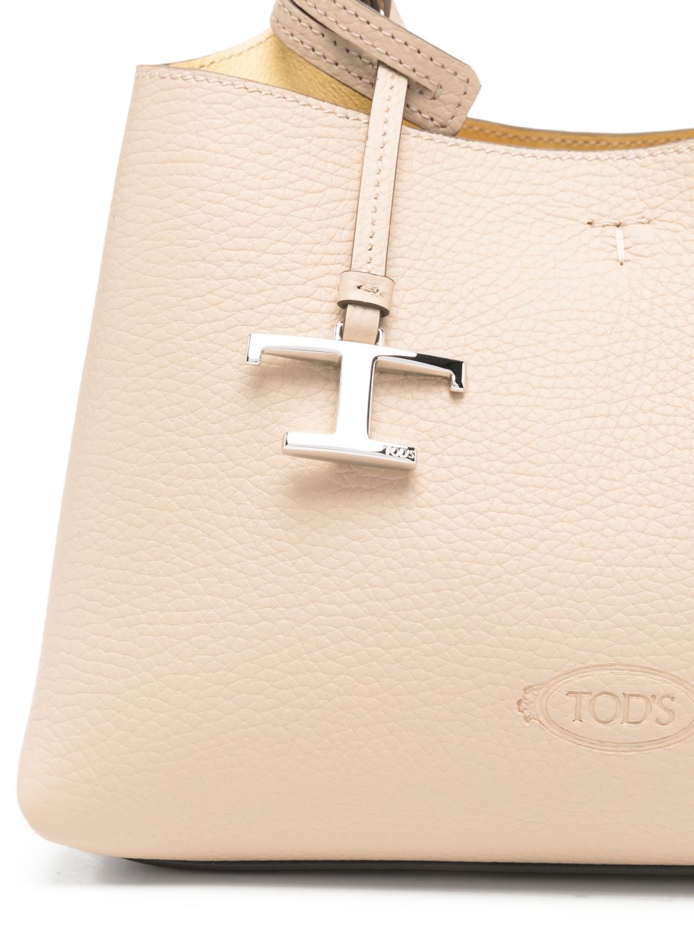 Tod'S Shopper Bag — Light Beige Leather Tote (New In)