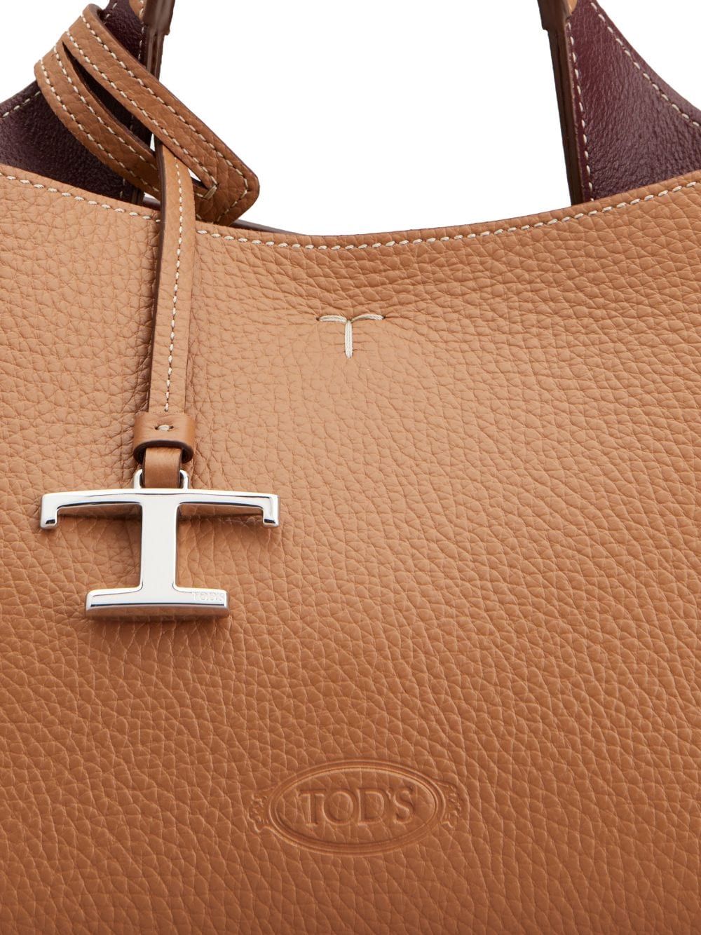 Tod'S Leather Brown Shopper Bag — New In 2026
