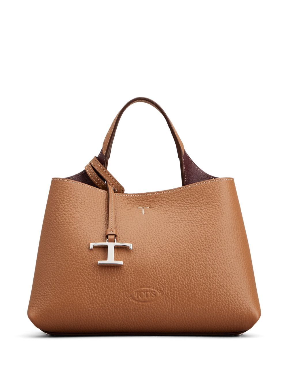 Tod'S Leather Brown Shopper Bag — New In 2026