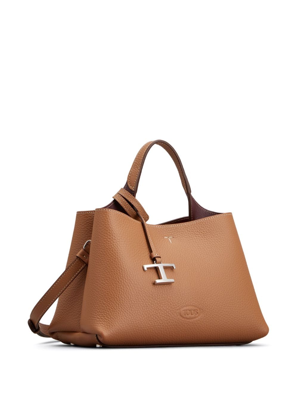 Tod'S Leather Brown Shopper Bag — New In 2026
