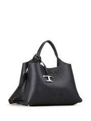 Tod'S Black Leather Shopper Bag – New In