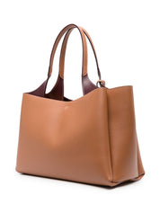 Tod'S Leather Brown Shopper Bag - Medium Tote (40cm)