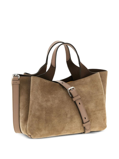 Tod'S Mini Shopper Bag - Light Brown Leather Tote