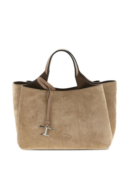 Tod'S Mini Shopper Bag - Light Brown Leather Tote