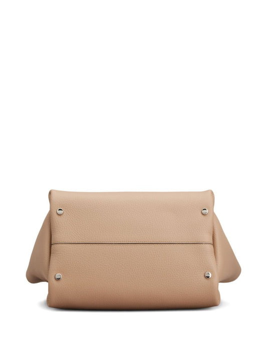 Tod'S Powder Shopper Bag — Mini Leather Tote