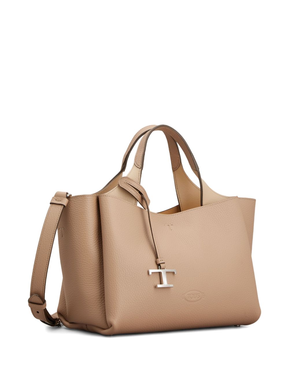 Tod'S Powder Shopper Bag — Mini Leather Tote