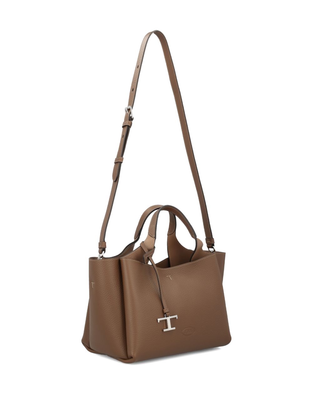 Tod'S Brown Shopper Bag — Mini Leather Tote (Women)