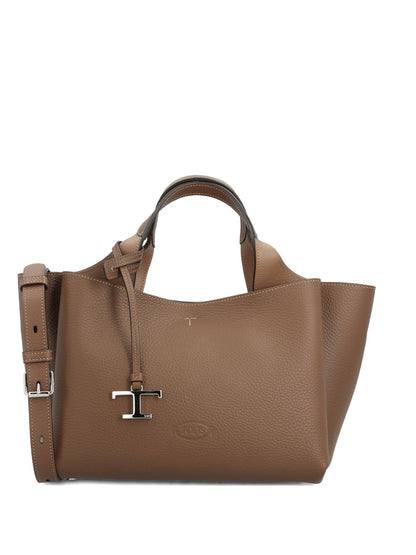 Tod'S Brown Shopper Bag — Mini Leather Tote (Women)