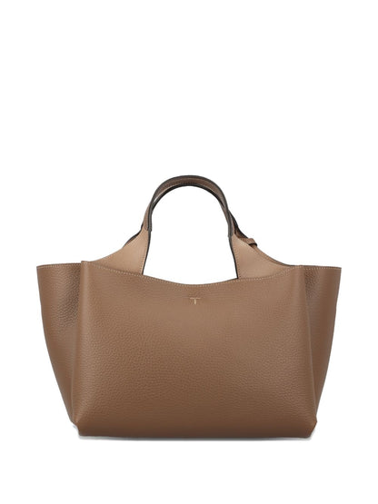 Tod'S Brown Shopper Bag — Mini Leather Tote (Women)