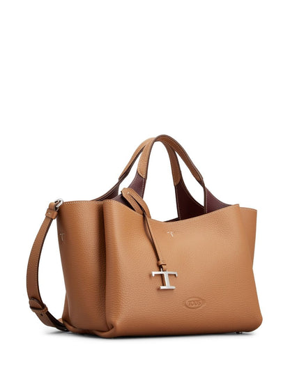 Tod'S Leather Brown Shopper Bag — New In 2026