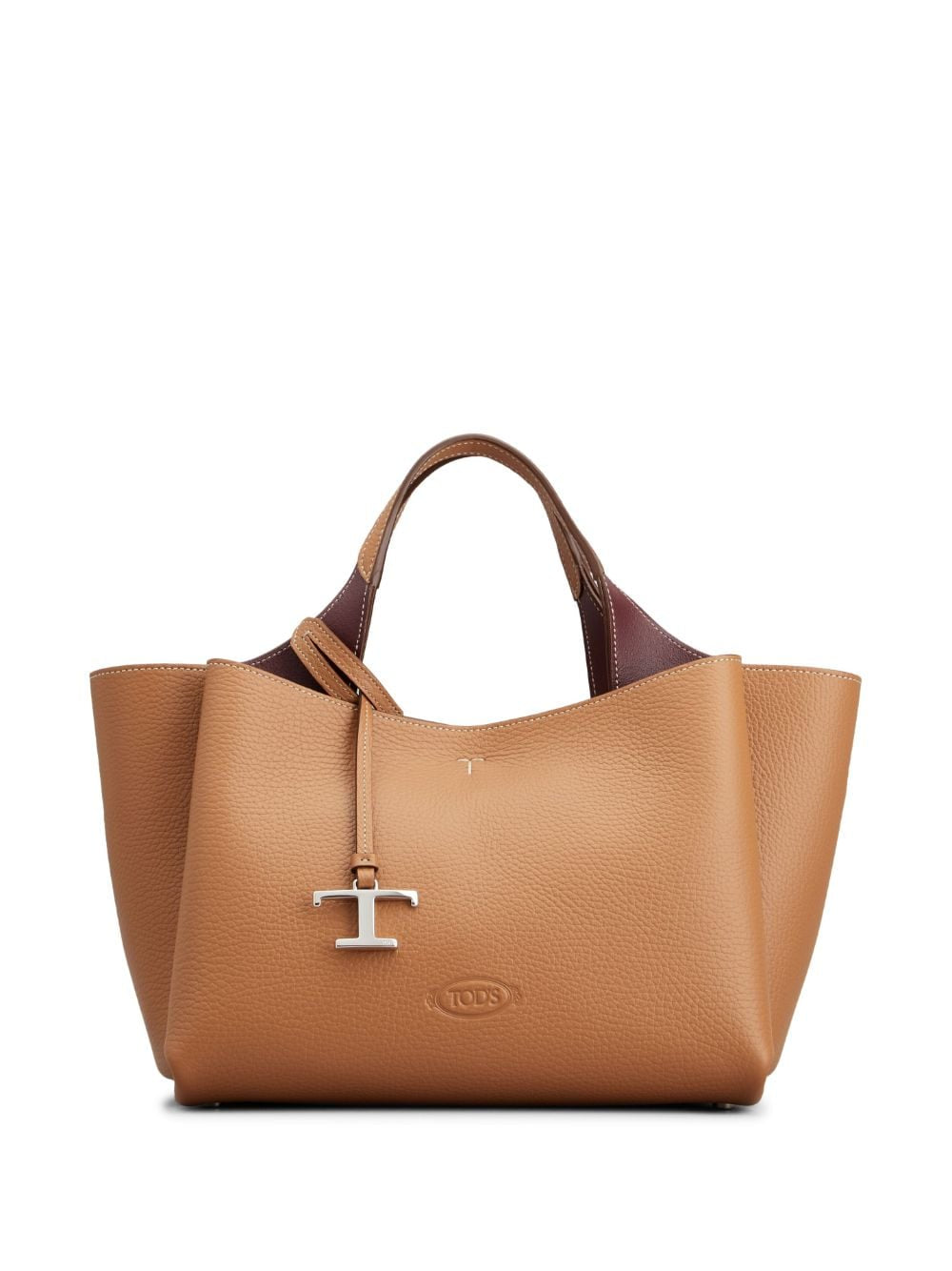 Tod'S Leather Brown Shopper Bag — New In 2026