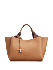 Tod'S Leather Brown Shopper Bag — New In 2026