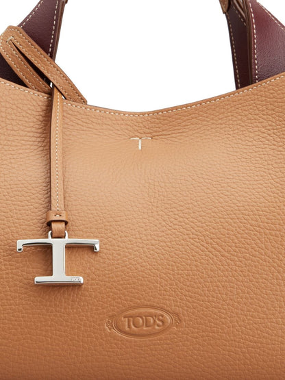 Tod'S Leather Brown Shopper Bag — New In 2026