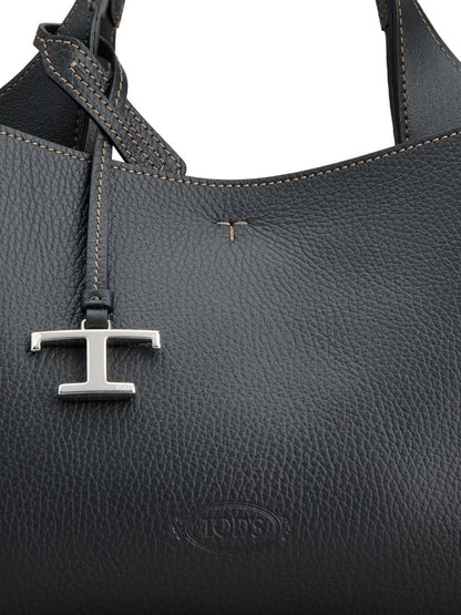Tod'S Black Leather Shopper Bag - Mini Tote, €690