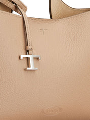 Tod'S Powder Handbag — Small Leather Tote | Tod'S