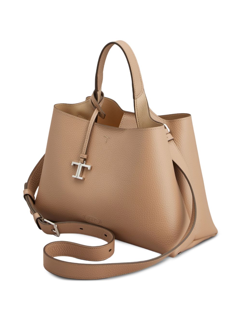 Tod'S Powder Handbag — Small Leather Tote | Tod'S
