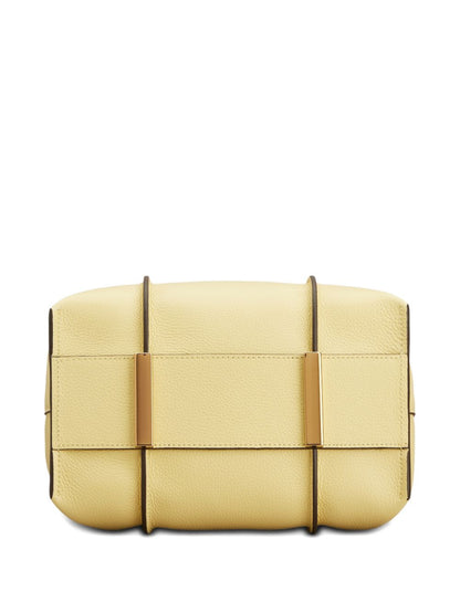 Tod'S Yellow Shopper Bag — Mini Leather Tote (Women)